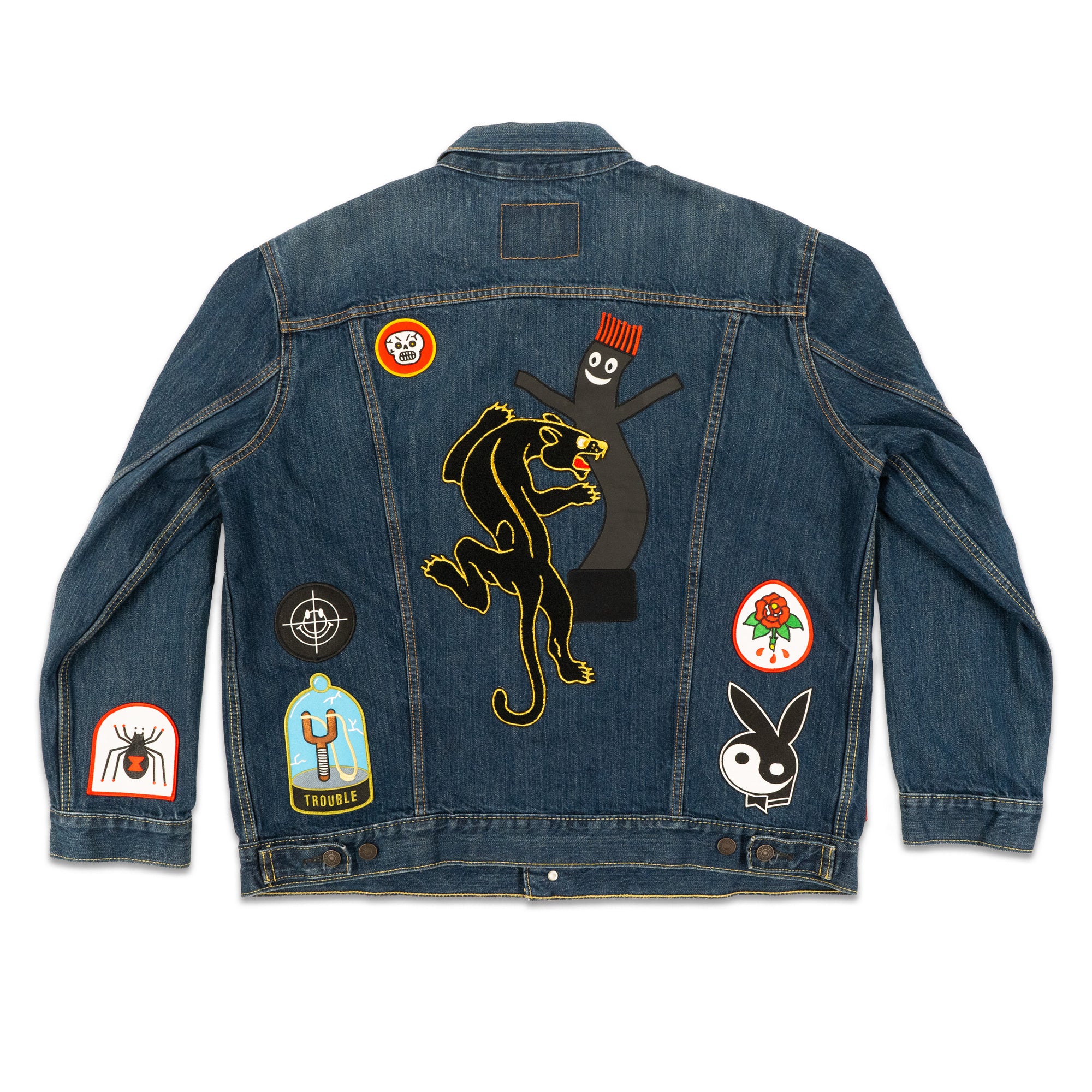 Patched Vintage Levi's® Denim Jacket - Studio Sample - Size XXL