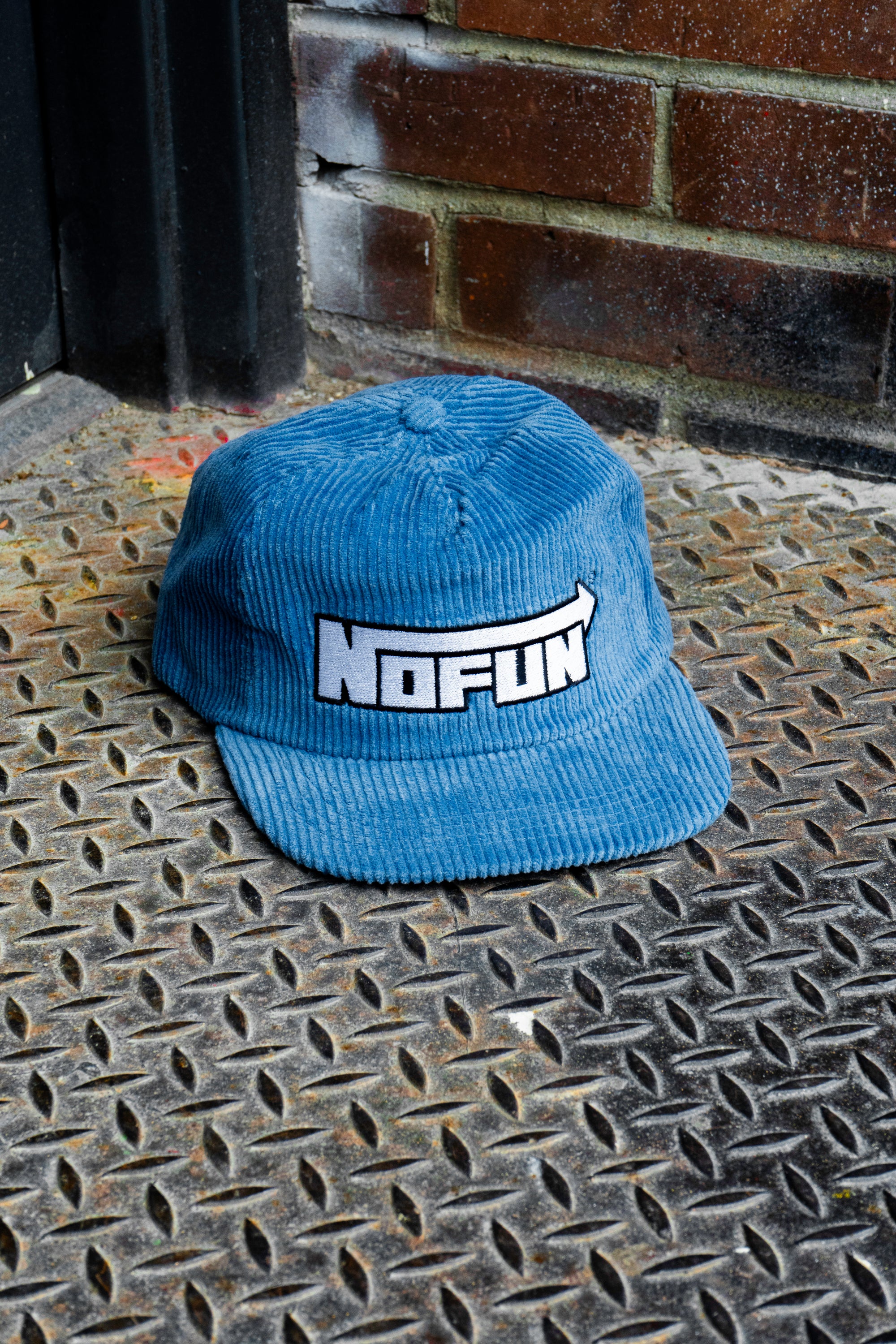 "Speed Boost" Corduroy Hat - Blue