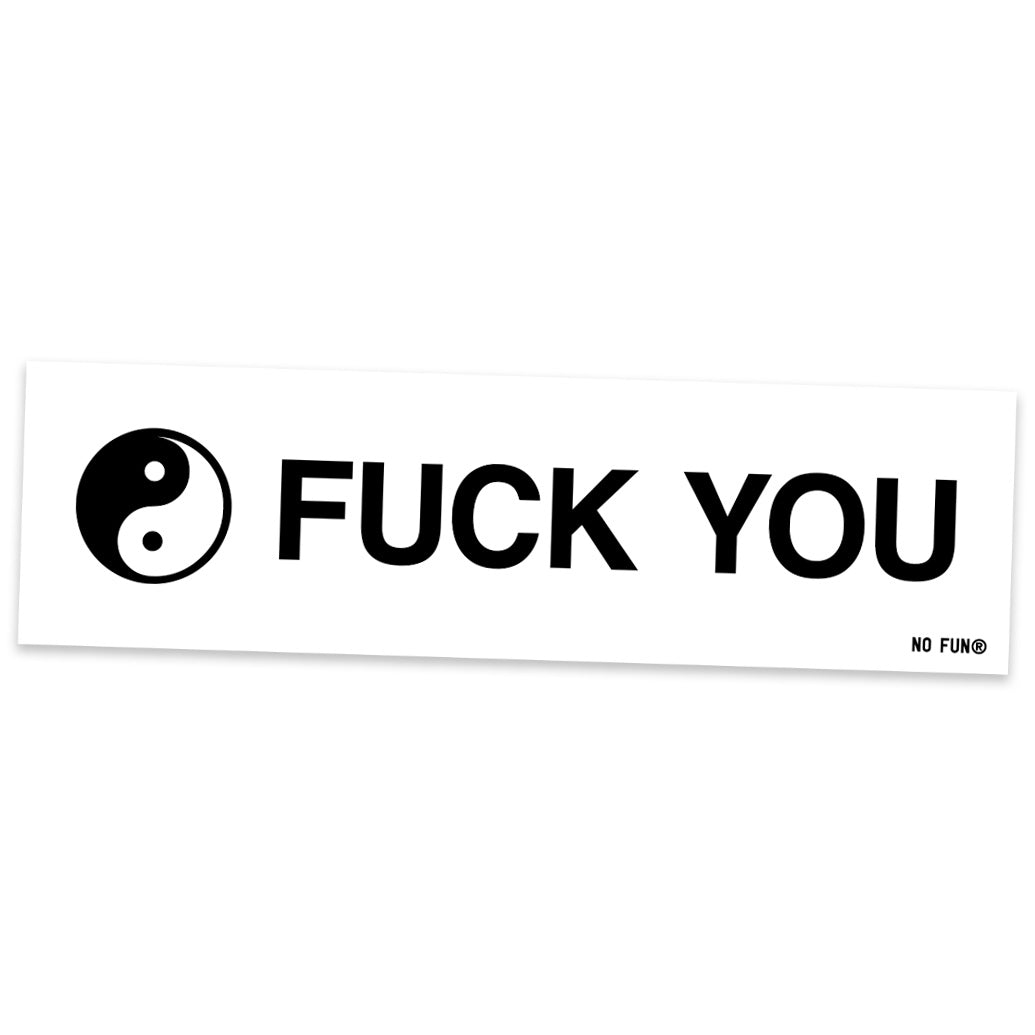 "Yin Yang" Bumper Sticker