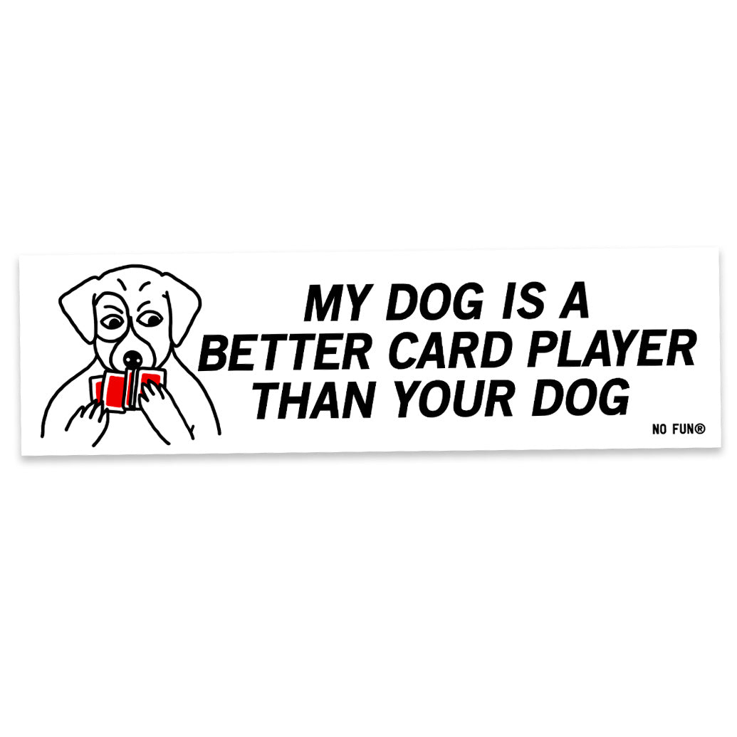 "Poker Dogs" Bumper Sticker