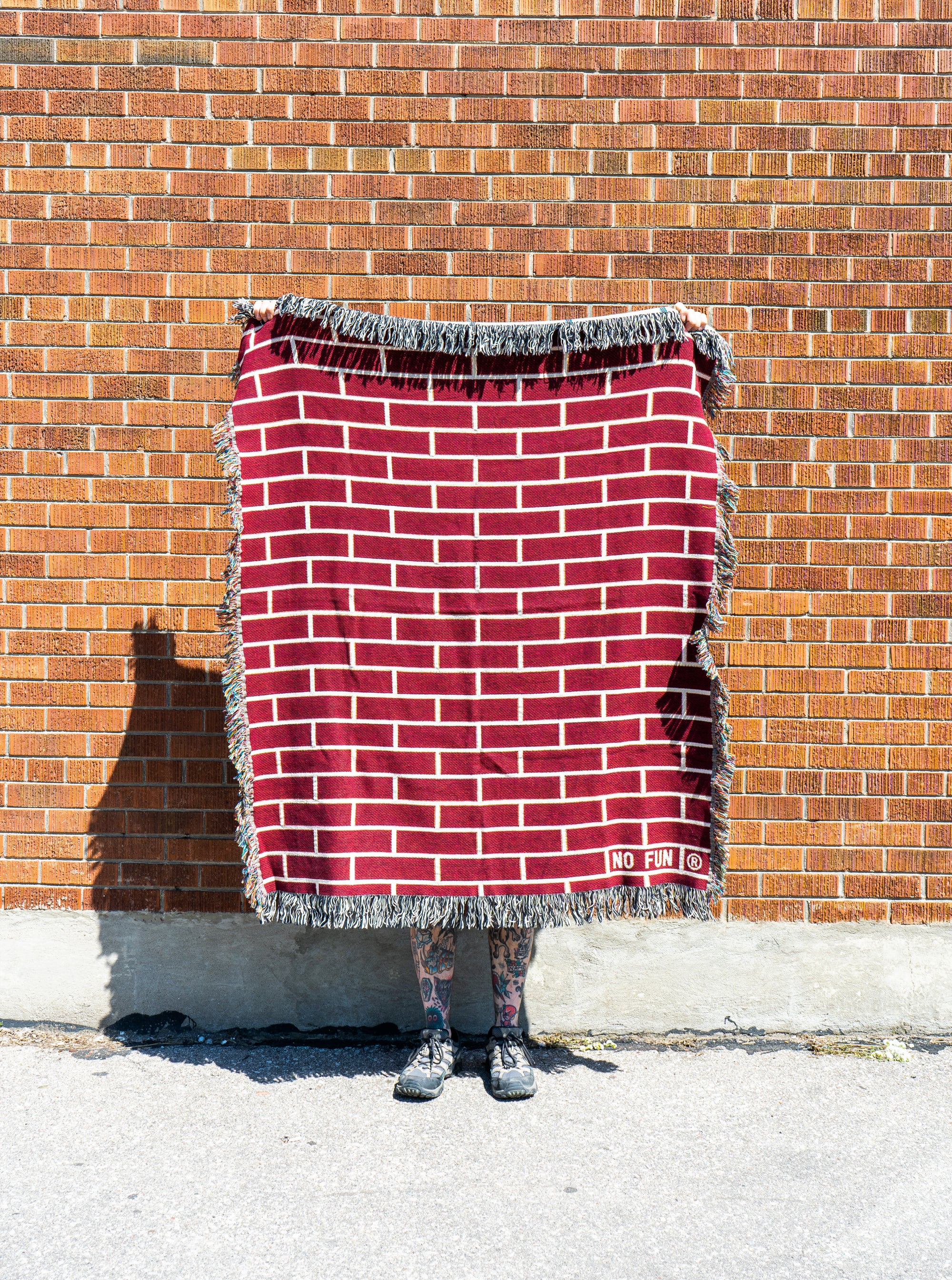 "Brick" Woven Blanket