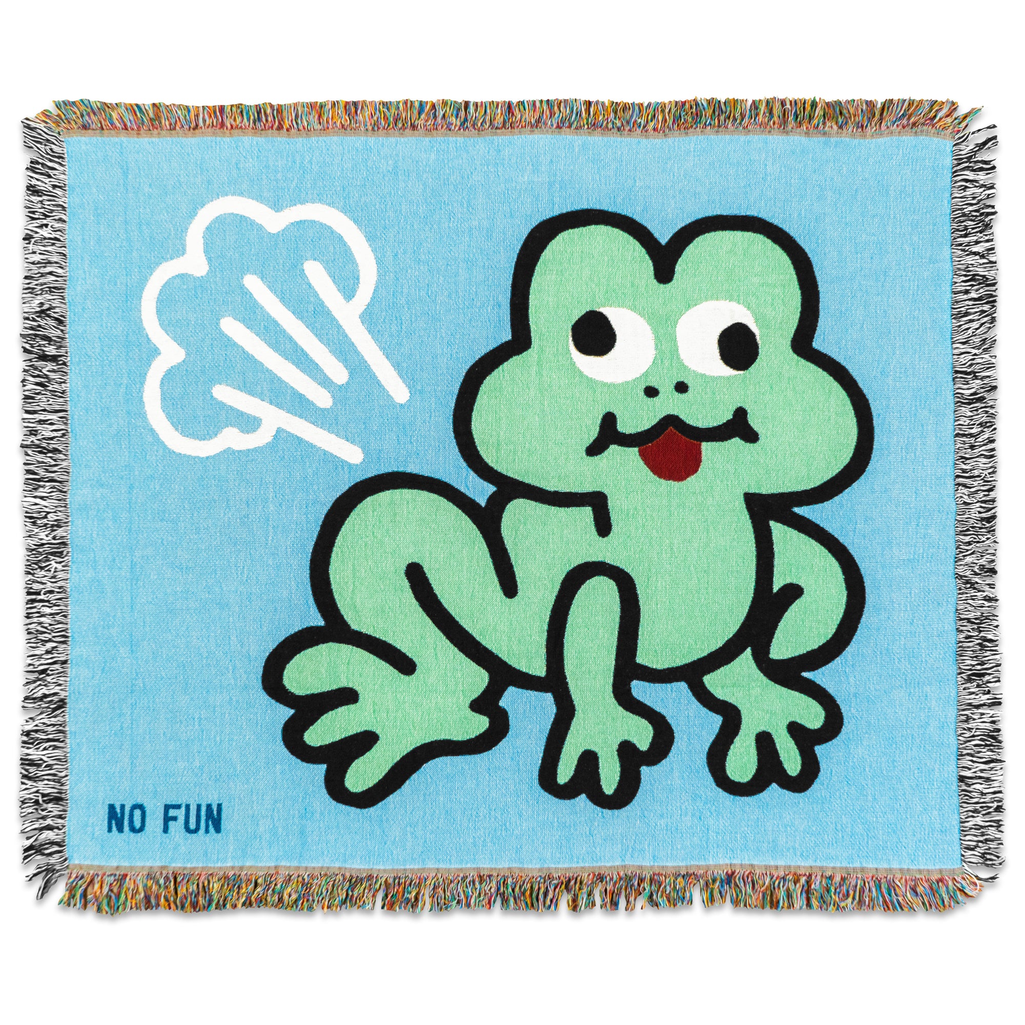 Frog Woven Blanket