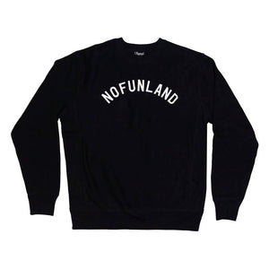 "Nofunland" Embroidered Crewneck - No Fun®