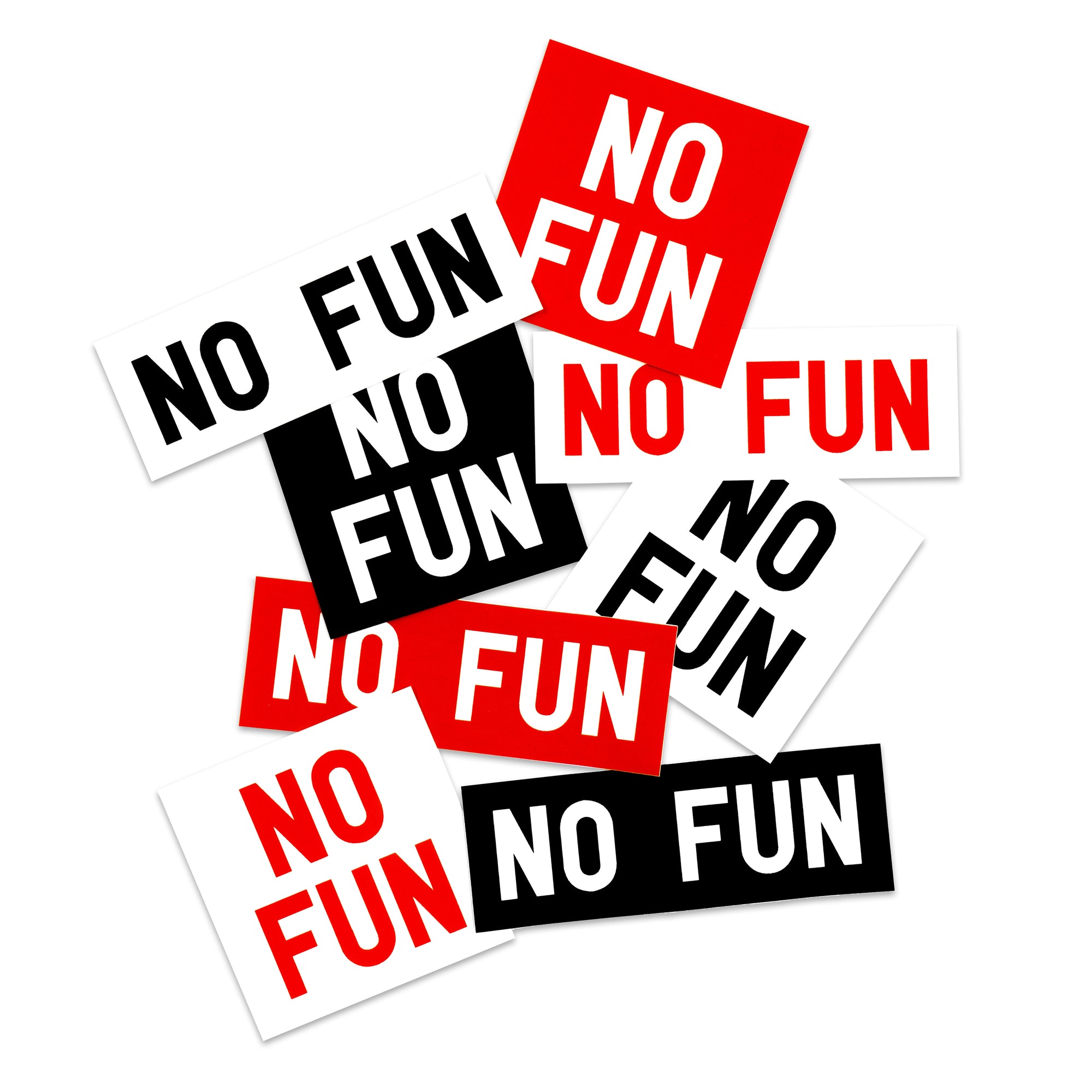 "No Fun®" Sticker Pack