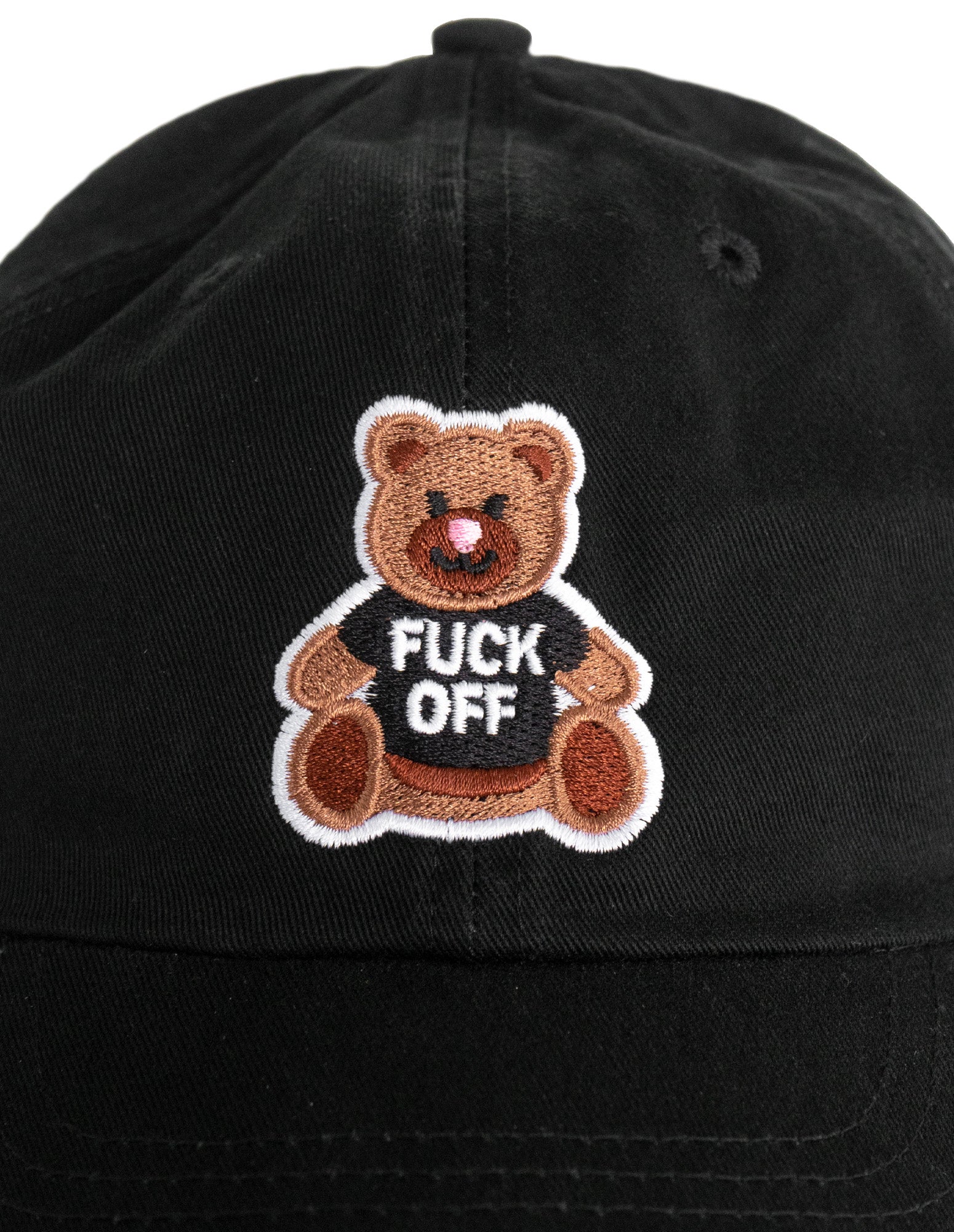 "Friendly" Bear Hat - Black