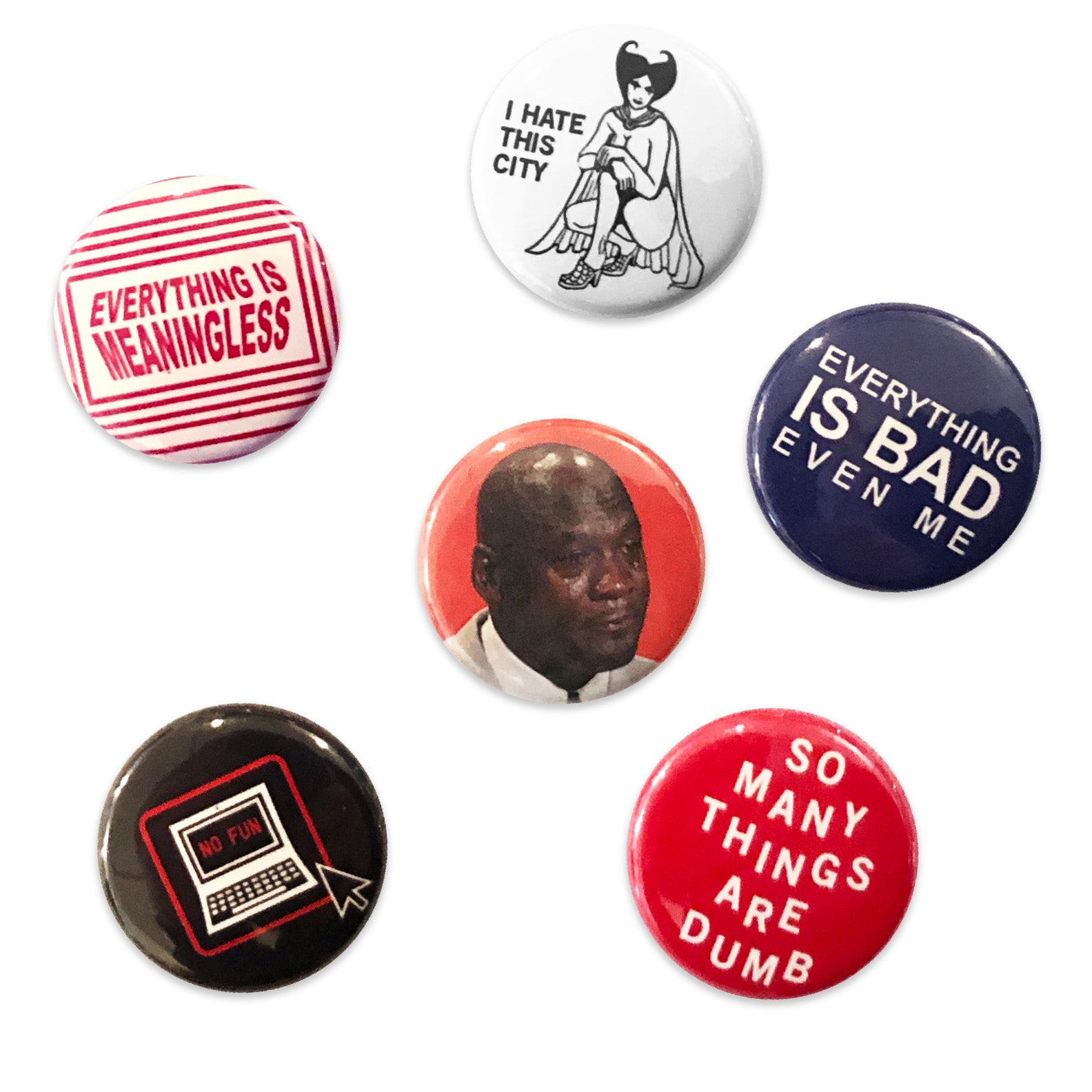 "Loonie Trap" Button Pack
