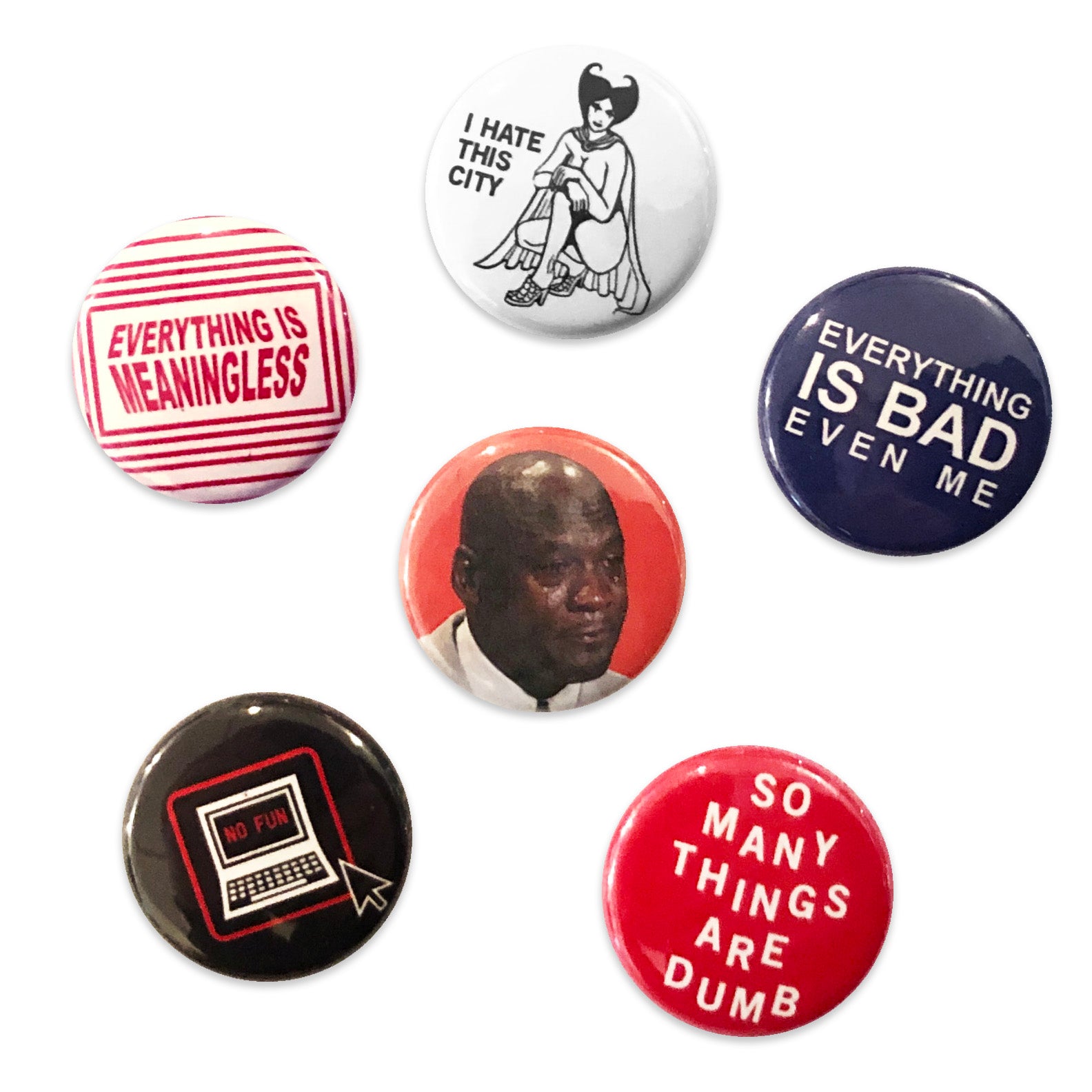 "Loonie Trap" Button Pack