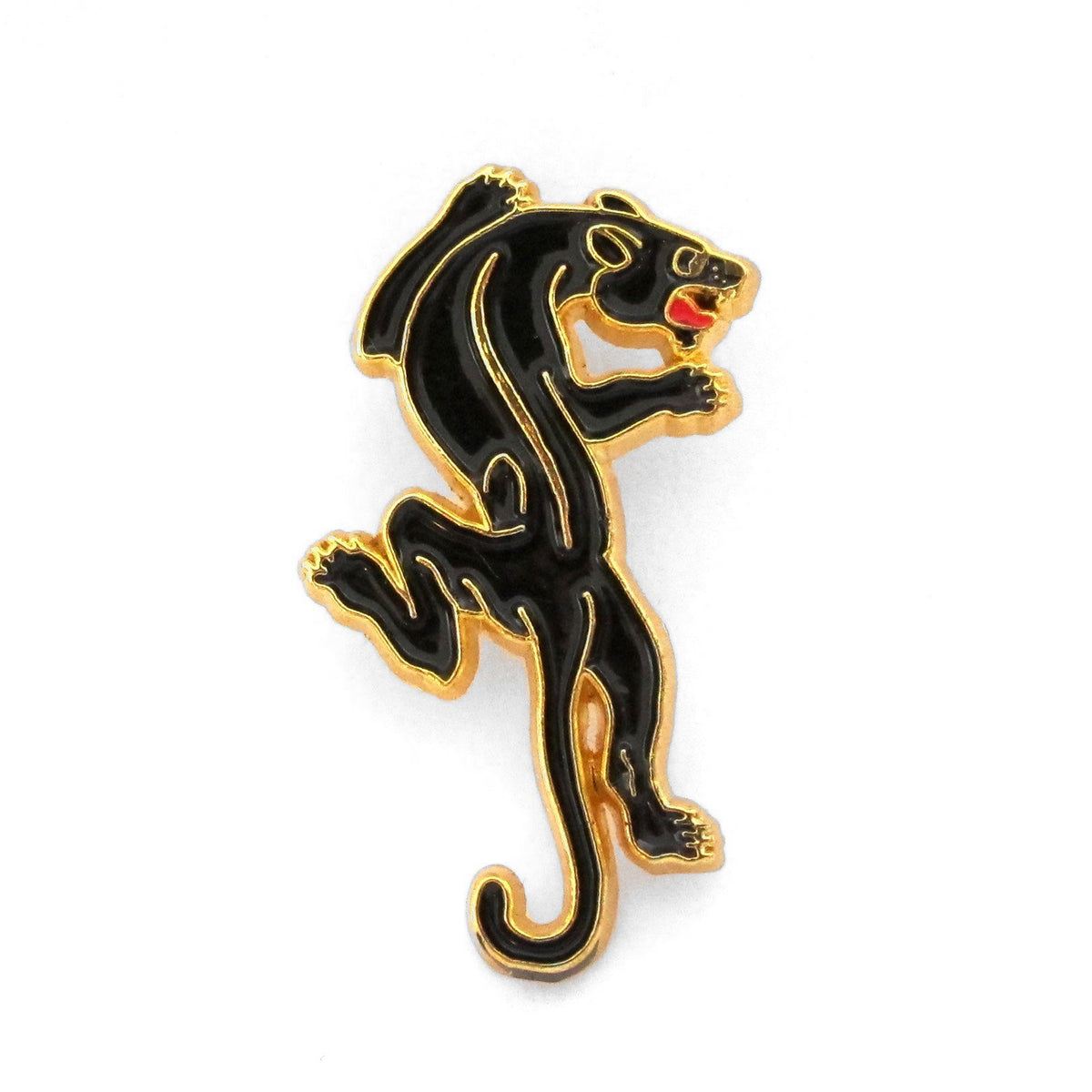 "Black Panther" classic enamel lapel pin. Based off of Sailor Jerry tattoo flash.