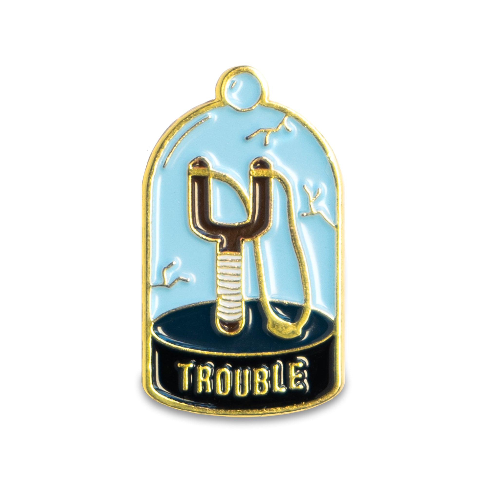 "Trouble" Lapel Pin